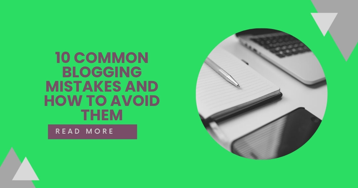 Common blogging mistakes infographic